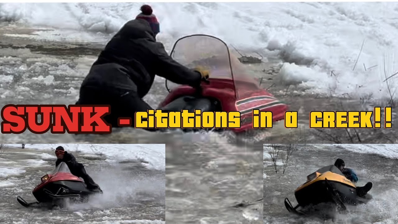 SUNK - Citations in a CREEK!!