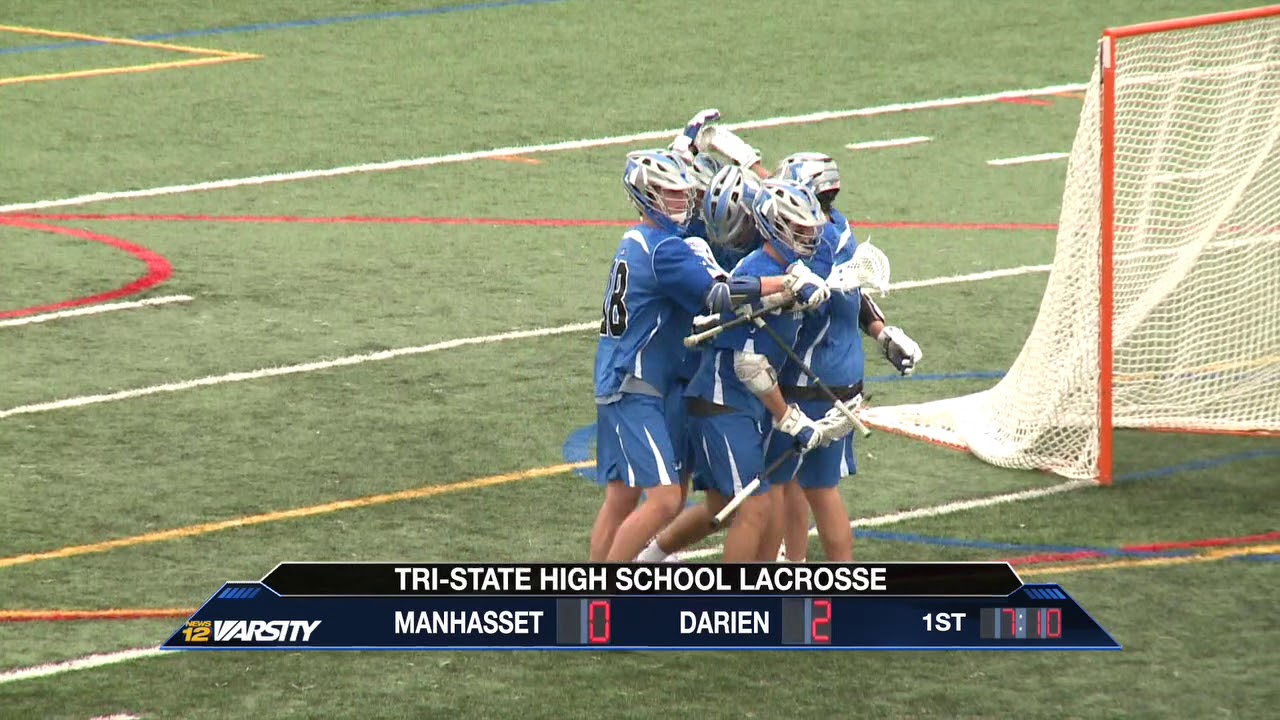 Full Game: Darien 12, Manhasset 8  - boys lacrosse