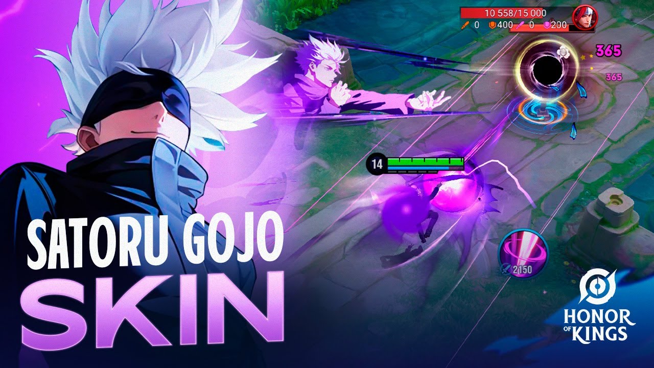 CONSIGO LA SKIN DE SATORU GOJO Y LO PRUEBO EN JUNGLA - ¿LA MEJOR SKIN QUE HE VISTO? | Navalha - HoK