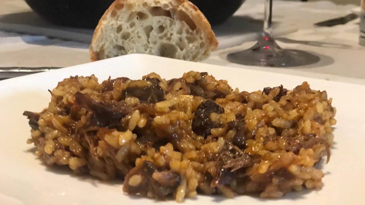 Arroz de rabo de toro con setas