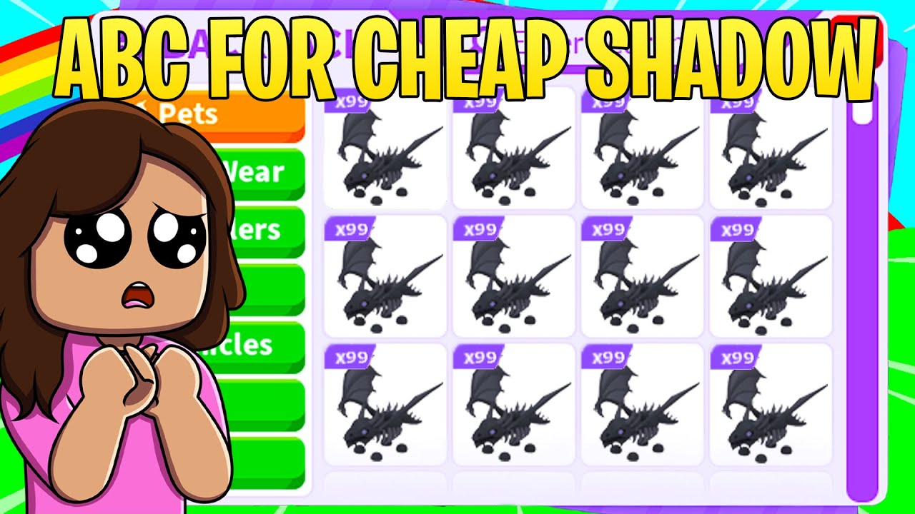 I TRADED ALL MY SHADOW DRAGONS AWAY.....(Adopt me)