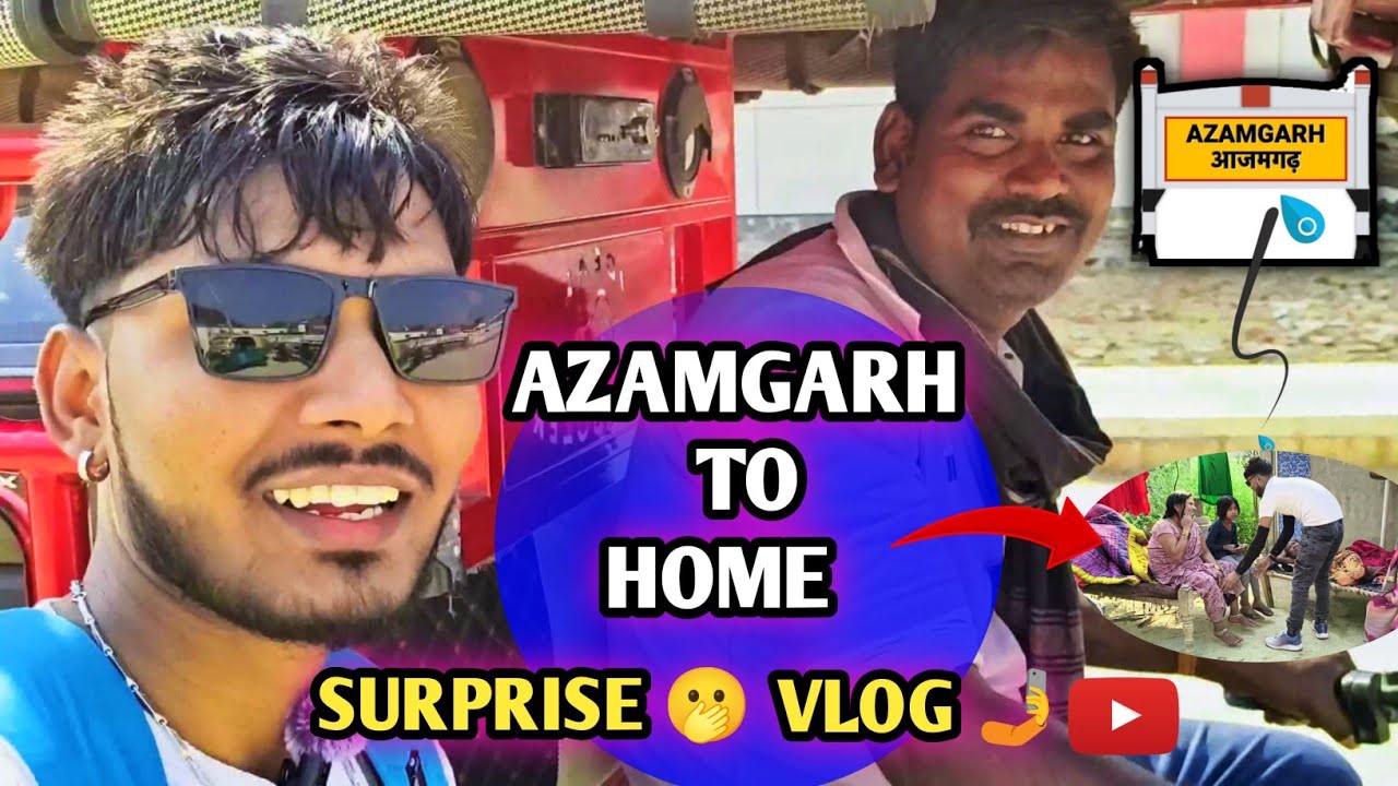 Azamgarh to Home: Bina bataye ghar pahunch gaya! 🏠🫢 #vlog #viral #foryou #youtube  