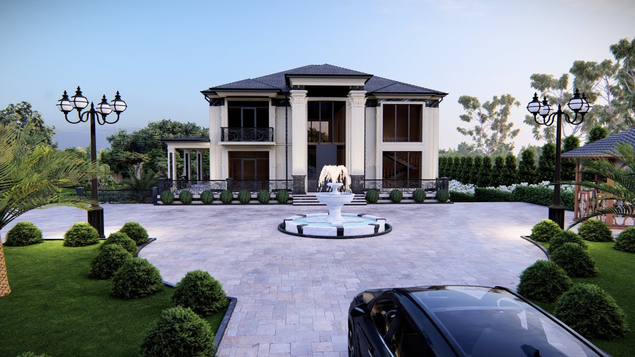 neoklassik modern villa