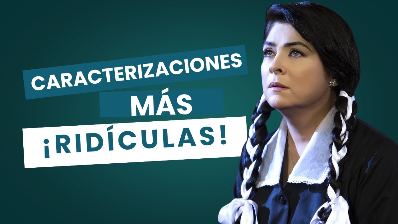 Las caracterizaciones más ridículas en novelas por estar fuera de edad