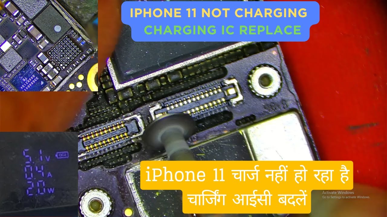 iPhone 11 not charging | Charging ic replace
