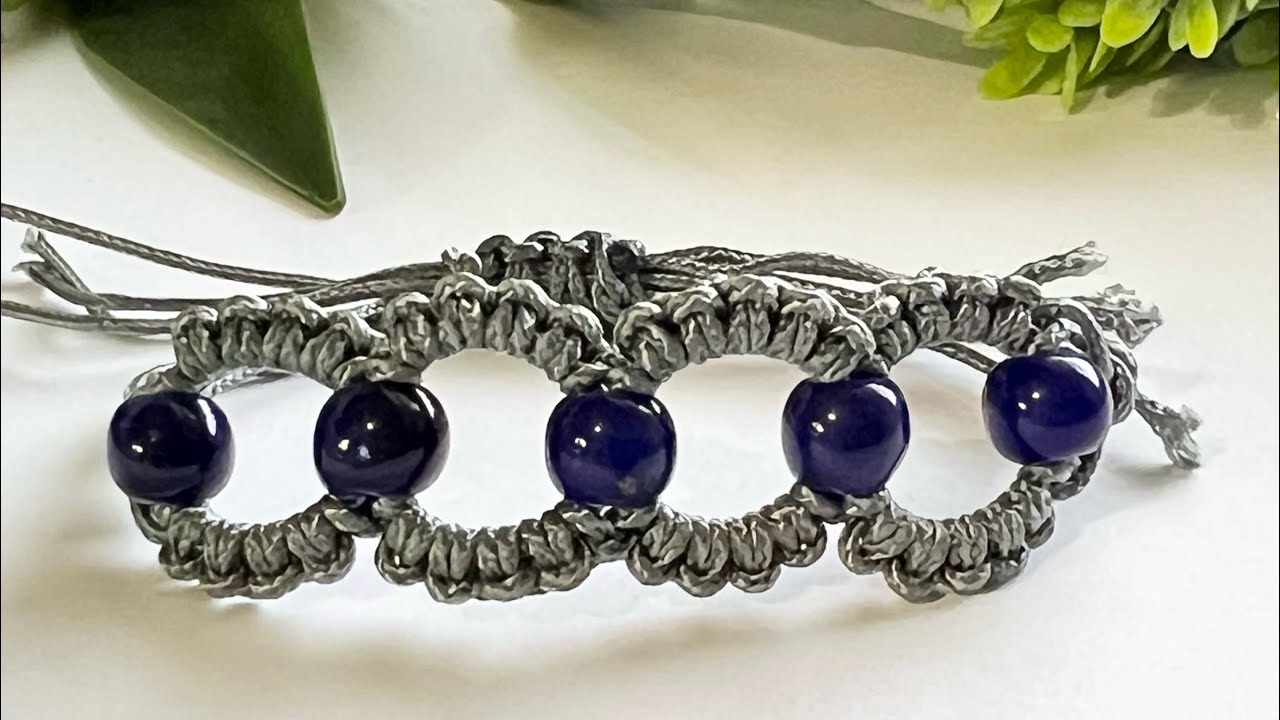 Unisex knotted bracelets on the Tying Station