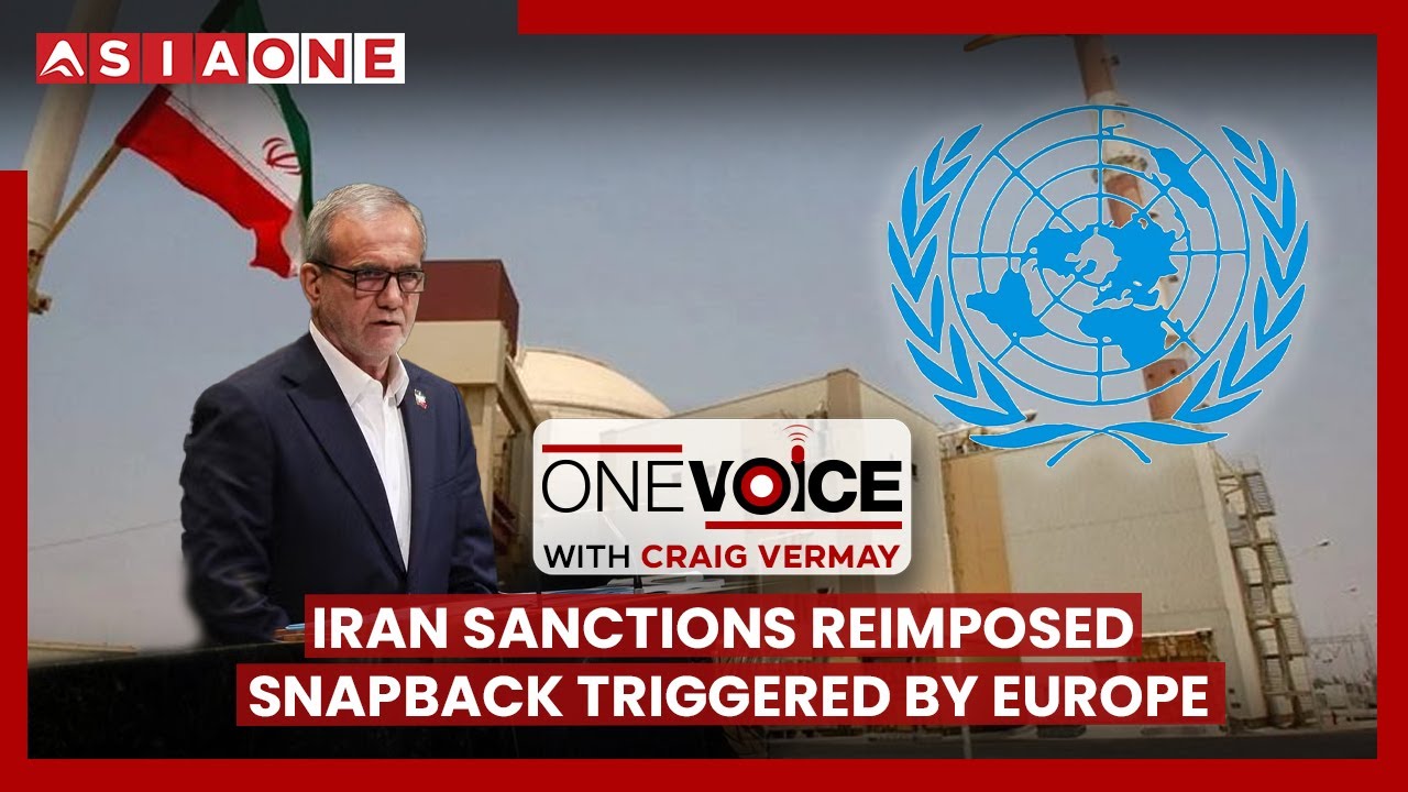 Iran Sanctions Reimposed Snapback Triggered by Europe | One Voice with Craig Vermay | Asia One News