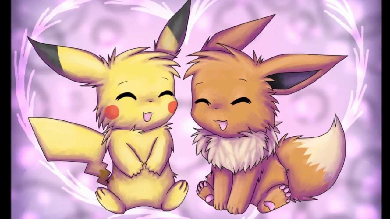 Valentine's tribute: Pikachu x Eevee ♡