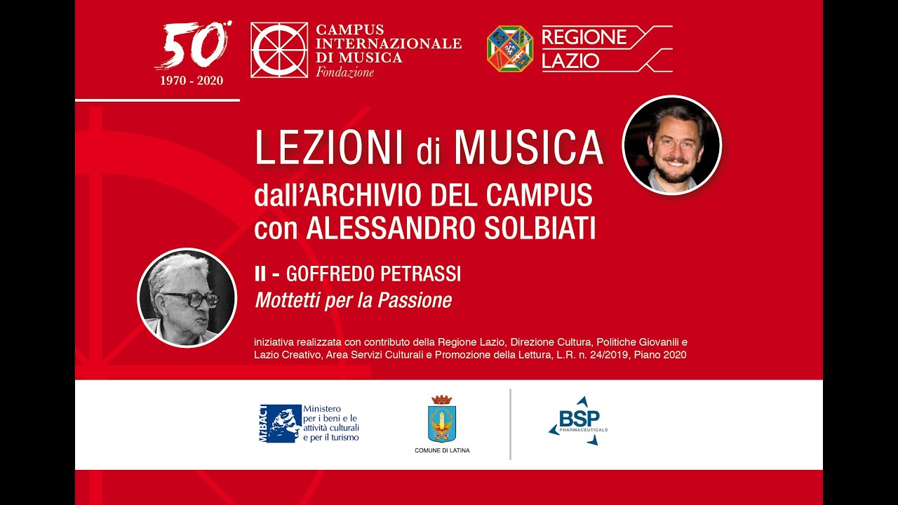 II - GOFFREDO PETRASSI - Mottetti per la Passione
