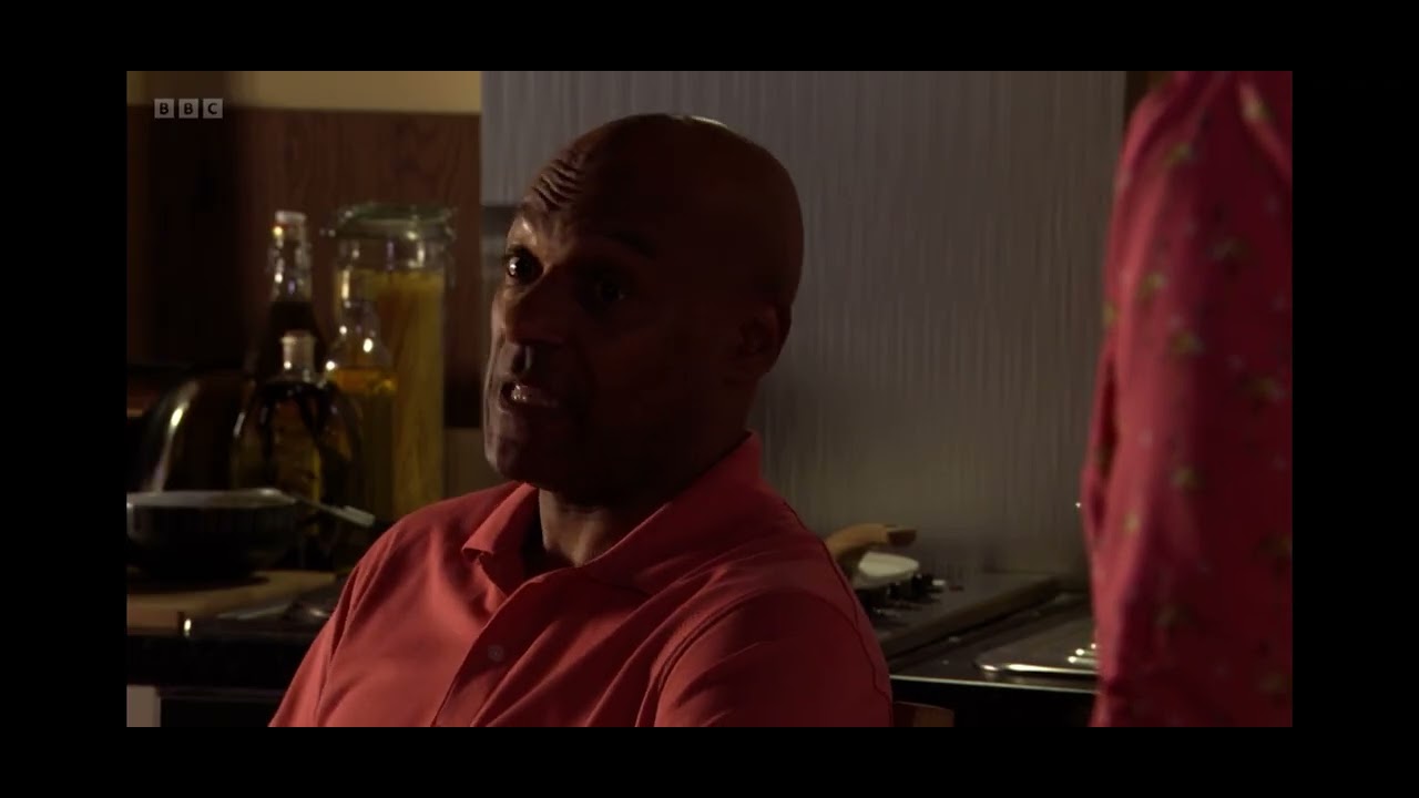 Eastenders George shows Linda what’s in his safe and tells her what happened between them to scene