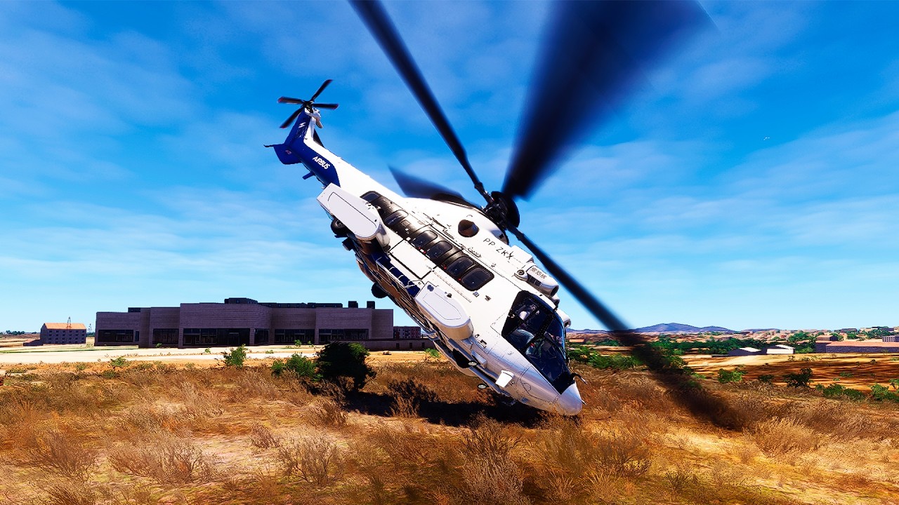 Fazer um voo completo num helicóptero é uma péssima ideia