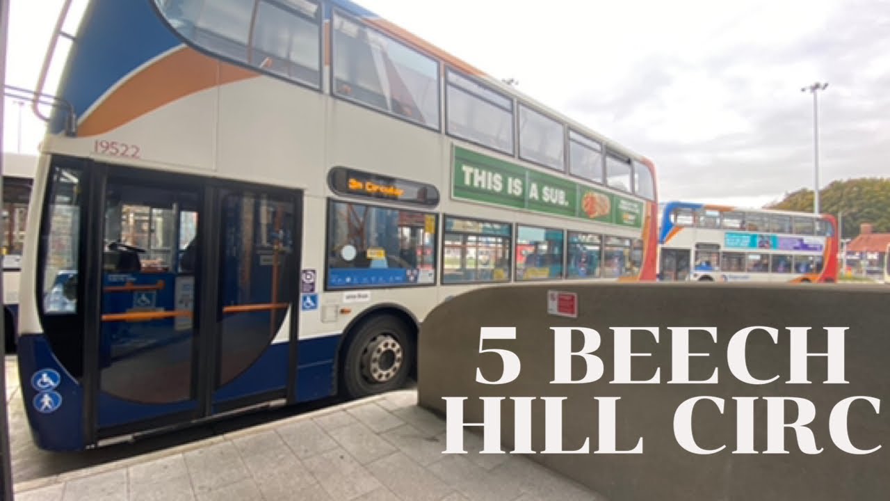 Full route 5 beech hill circular (Wigan) stagecoach Manchester