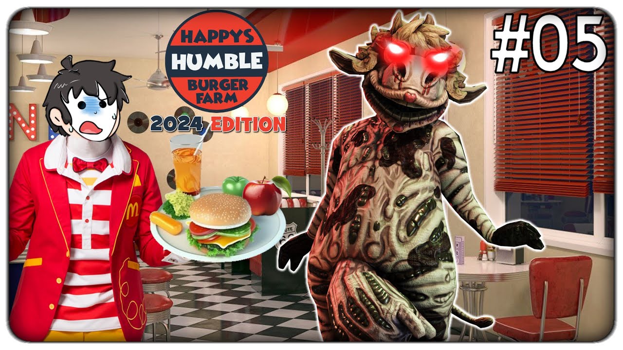 PREPARIAMO HAMBURGER NEGLI ANNI 50 MA BUGGO TUTTO (fine) | Happy's Humble Burger Farm 2024 ep.05