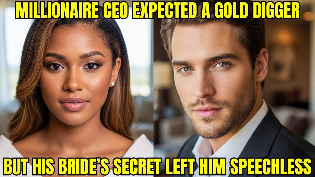 MILLIONAIRE CEO EXPECTED A GOLD DIGGER—BUT HIS BRIDE’S SECRET LEFT HIM SPEECHLESS.