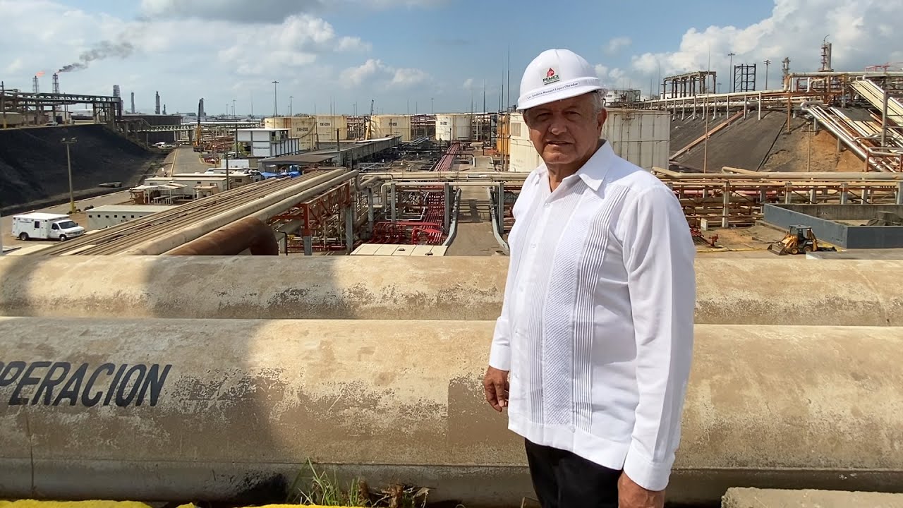Visita a la refinería de Minatitlán en Veracruz