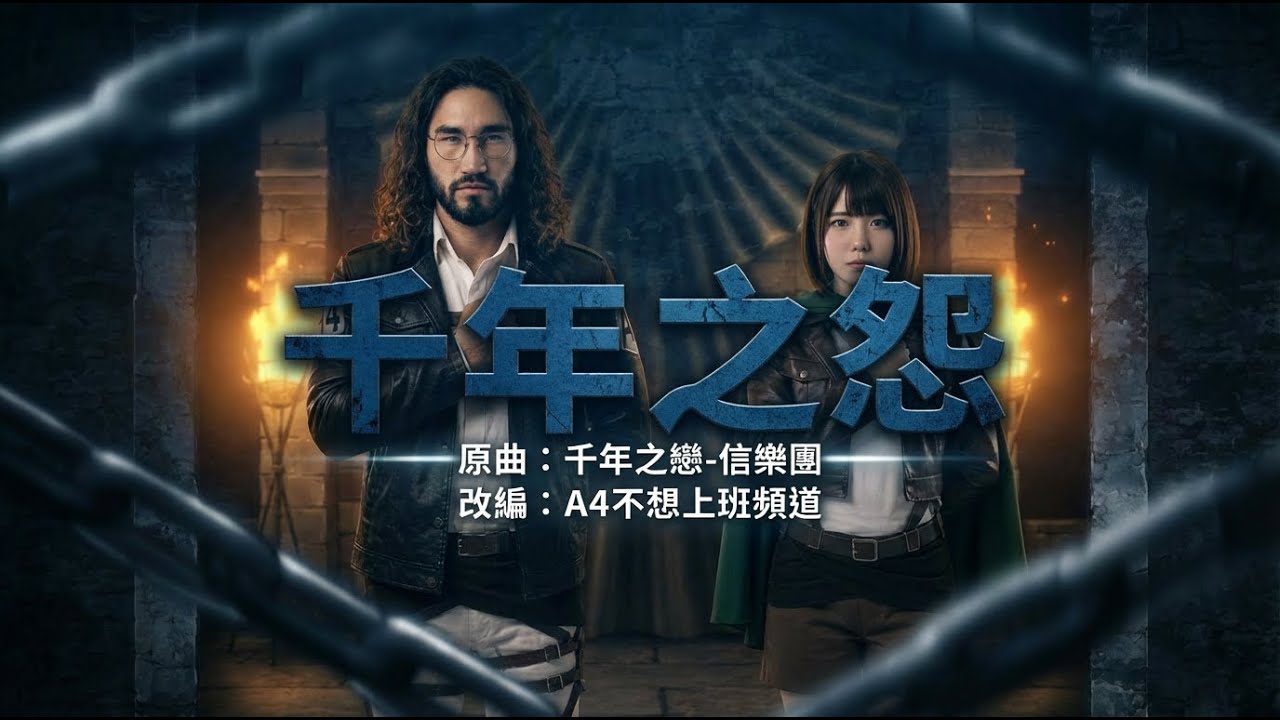 【AI改編】千年之怨 (原曲：信樂團 千年之戀)｜A4不想上班頻道｜職場崩潰版男女對唱