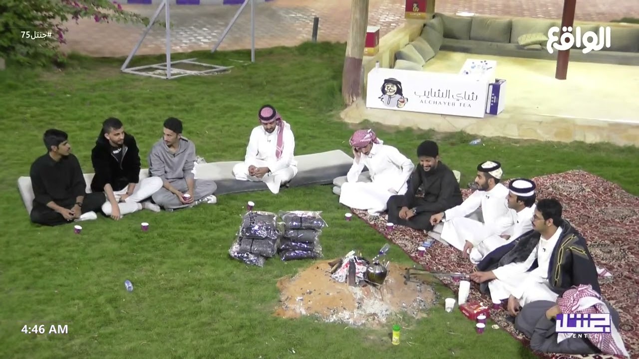 طاهر باعوين يعلم المتسابقين كلمات عمانية #جنتل75
