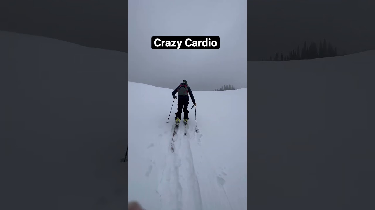 Burn 🔥 Insane Calories with Alpine Ski Touring ⛷️ #shorts