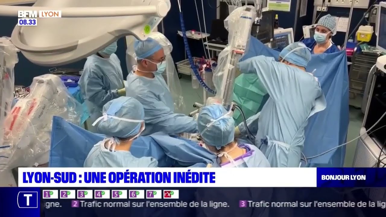 Une op&eacute;ration de gyn&eacute;cologie effectu&eacute;e par un robot chirurgical (BFMLyon) -  HCL