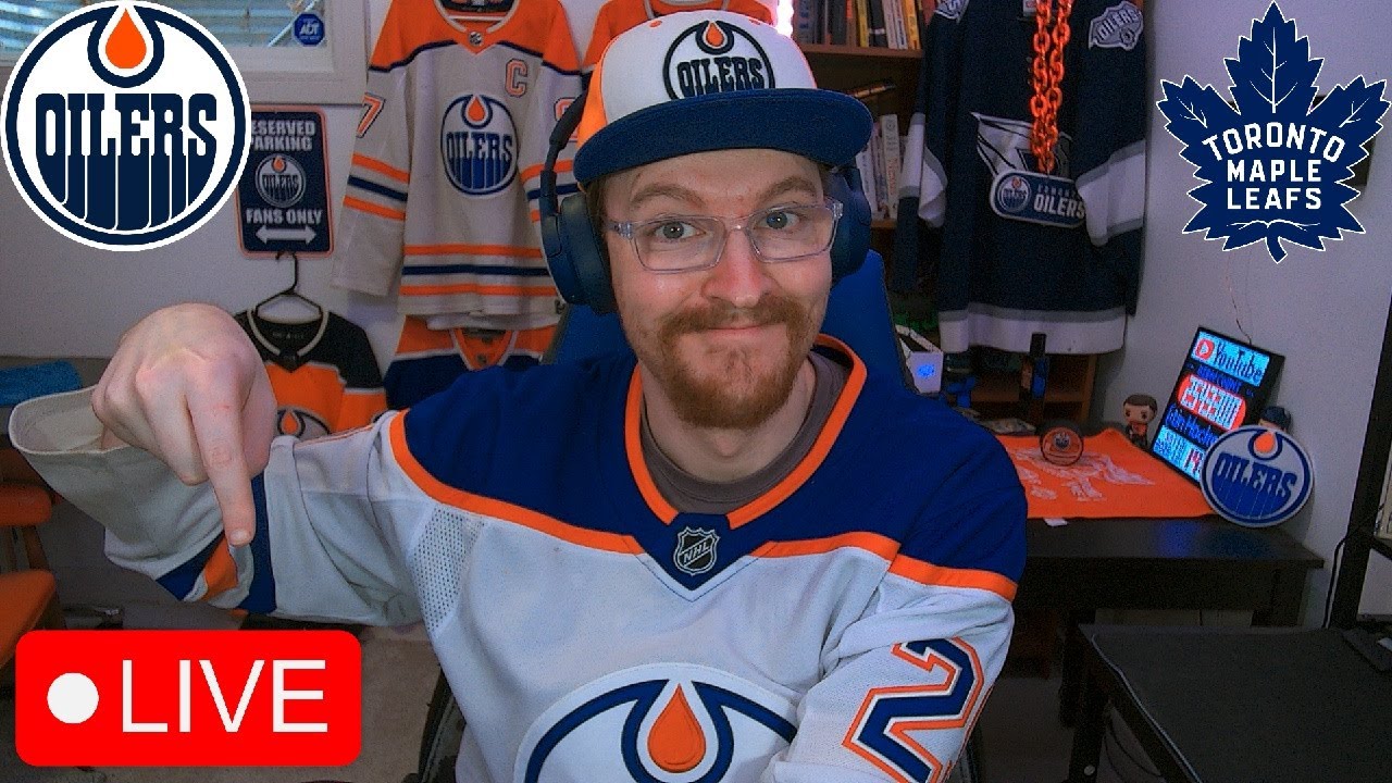 EDMONTON OILERS VS TORONTO MAPLE LEAFS LIVE | OILERS FAN REACTION & COMMENTARY