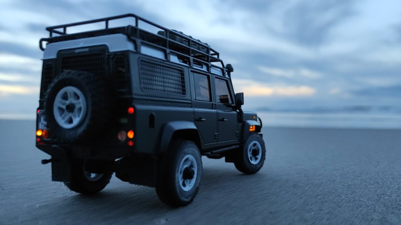 RC micro crawler mini car Orlandoo Hunter Land Rover Defender D110 1/32 scale truck OH32A03 off road