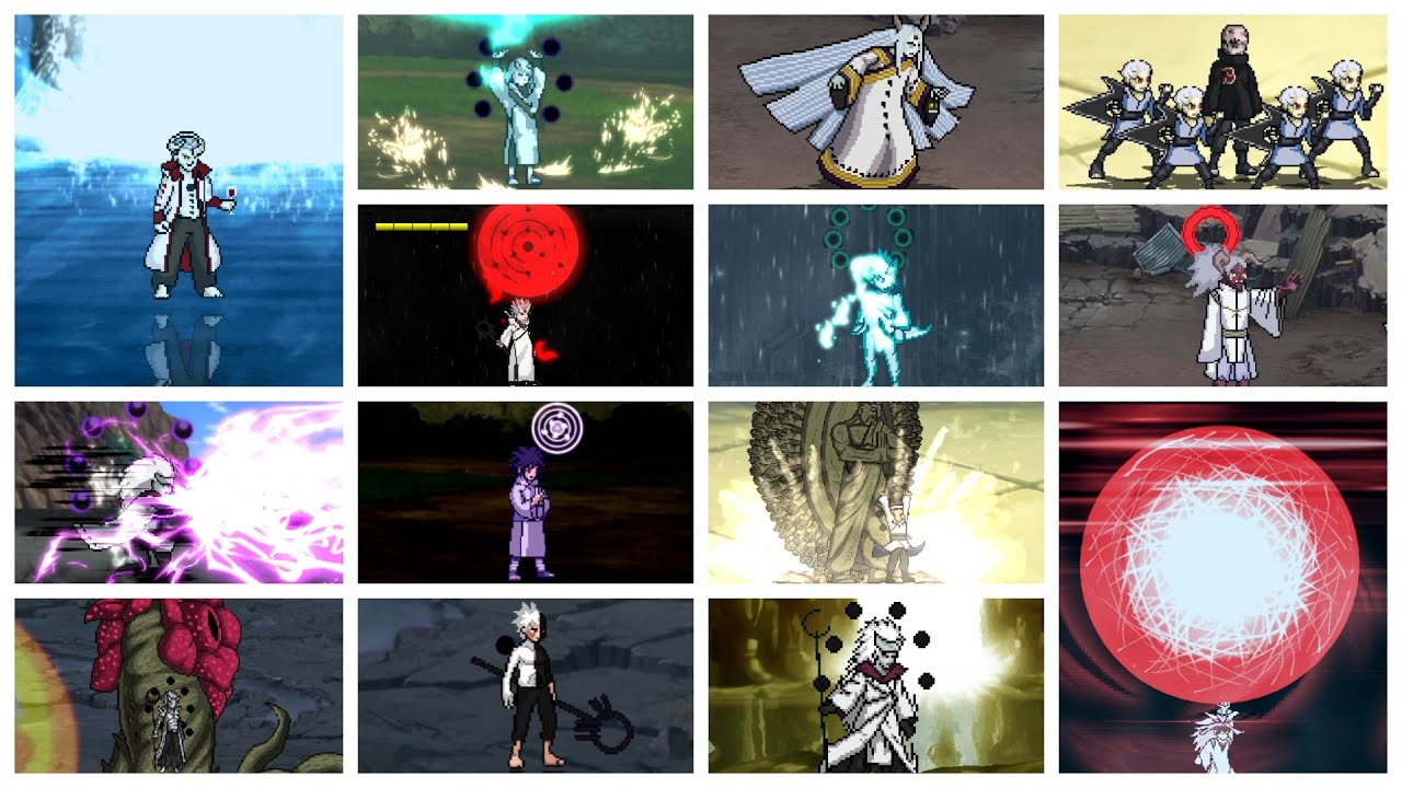 All Otsutsuki Ultimate Jutsu's | NARUTO M.U.G.E.N