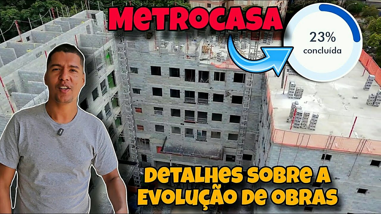 Metrocasa, 23% Detalhes sobre a evolu&ccedil;&atilde;o da Obras