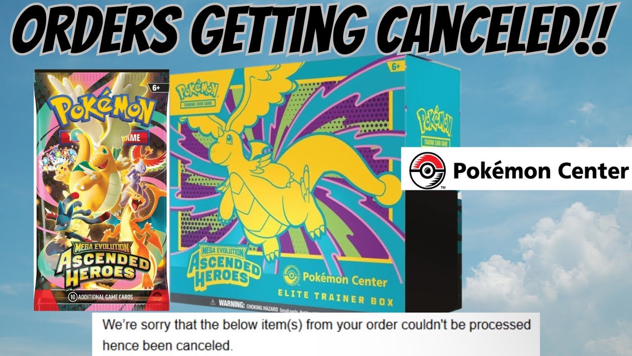 Pokémon Center отменяет предзаказы Ascended Heroes на ПК в рамках ETB…