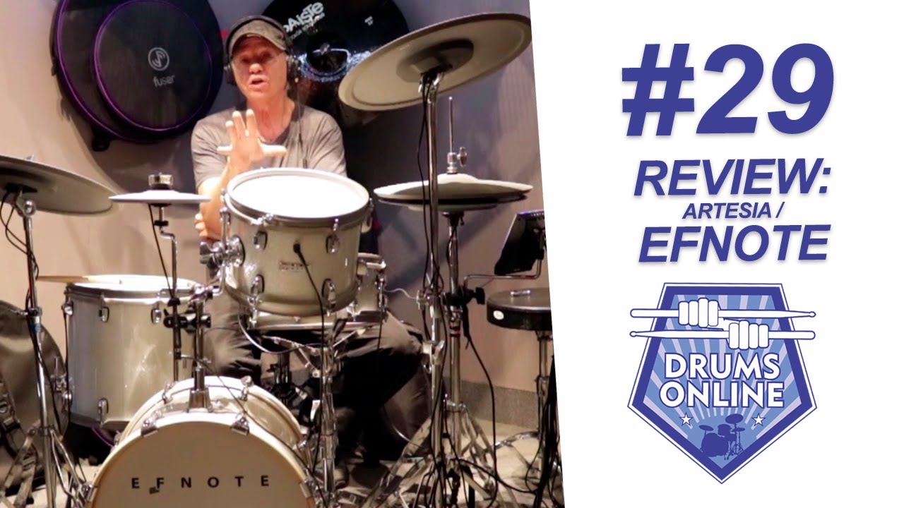 #DrumsonlineTips​​​ 29: REVIEW: ARTESIA EFNOTE 5