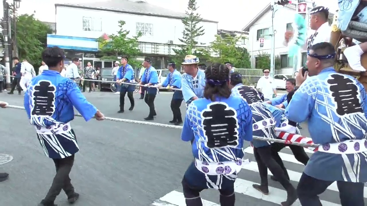 成田祇園祭 令和5年7月8日 土屋 曳き廻し