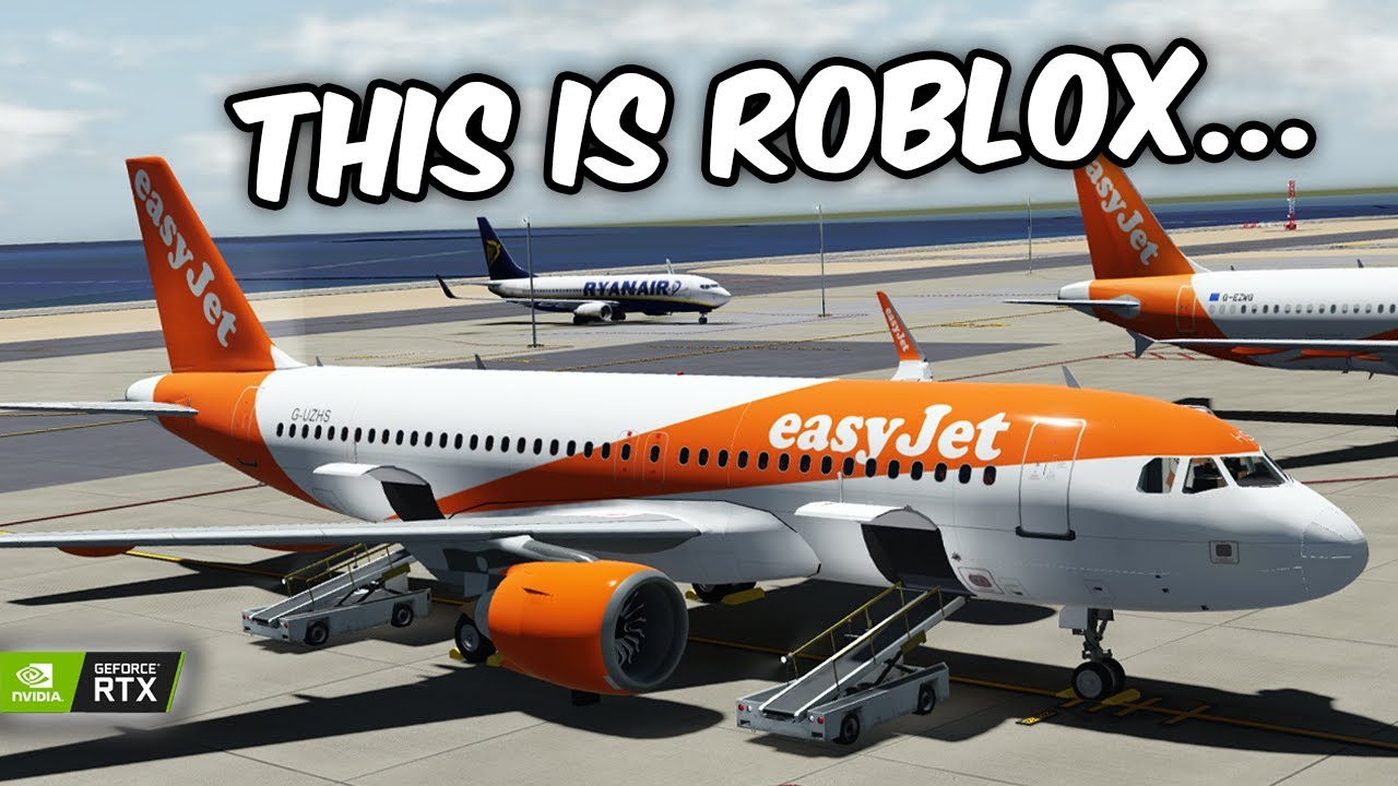 FLYING EASYJET ON ROBLOX?
