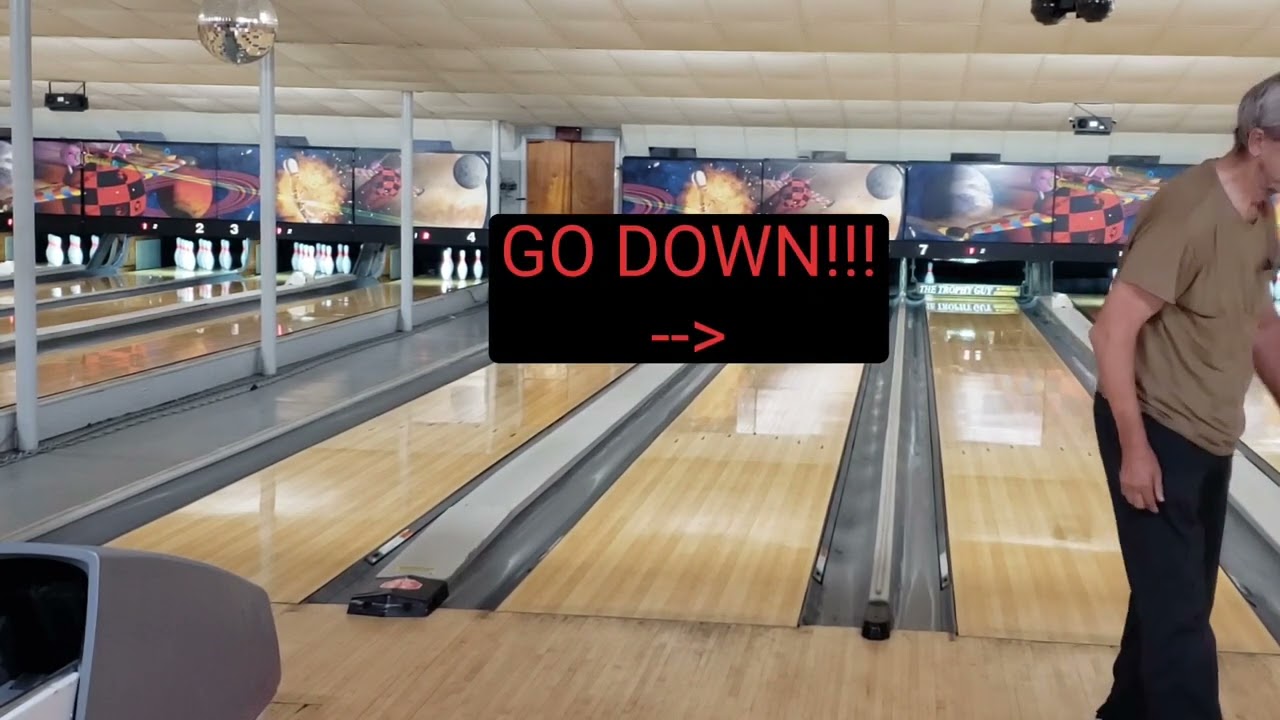 Bowling on my Thursday morning league.
