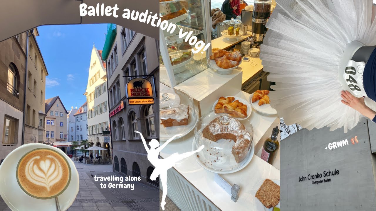 BALLET AUDITION VLOG ; yagp, weekend in Germany, grwm, travelling alone