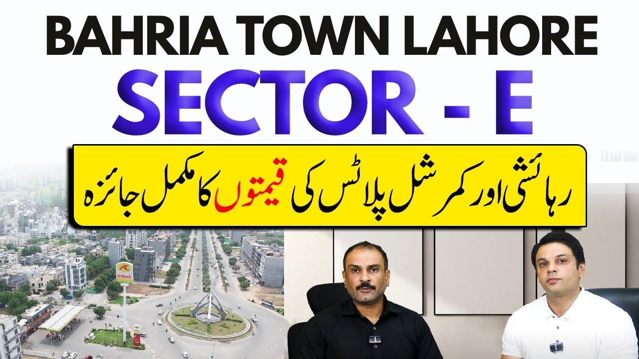 Bahria Town Lahore Sector E | Complete Overview | Latest Prices & Investment Option | Aug 2025