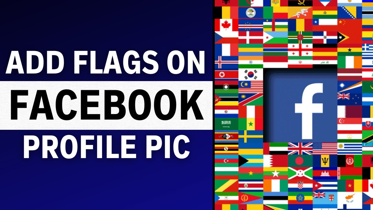 Как добавить флаги на фотографию профиля Facebook | Добавить рамку к фотографии профиля на Facebook
