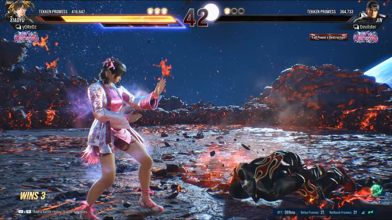 TEKKEN 8- yOReDz ( Xiaoyu ) VS Devilster ( Jin ) Ranked Match Sets.