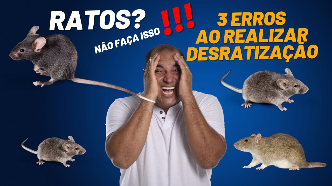 3 Erros no Controle de Roedores - Ratos Urbanos - Desratização - Não Faça Isso! | Gabriel Ambiental