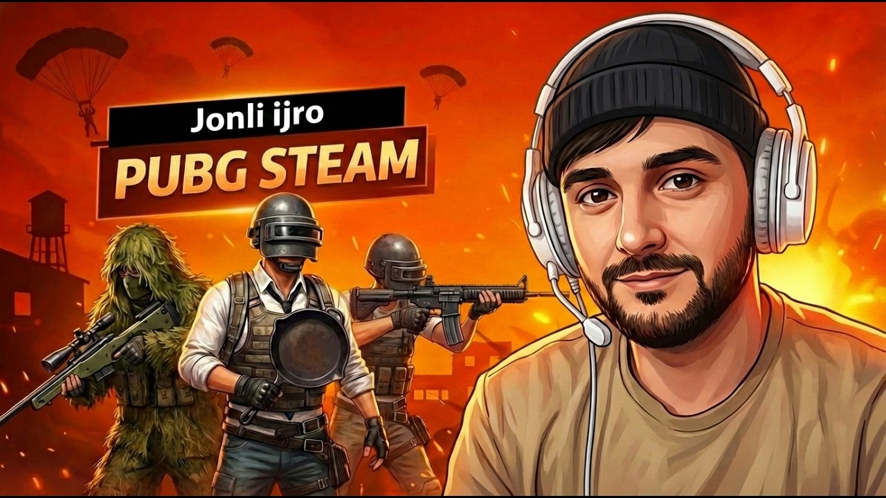 JONLI EFIR PUBG| O‘yin, vibe va real suhbat 🎮🔥