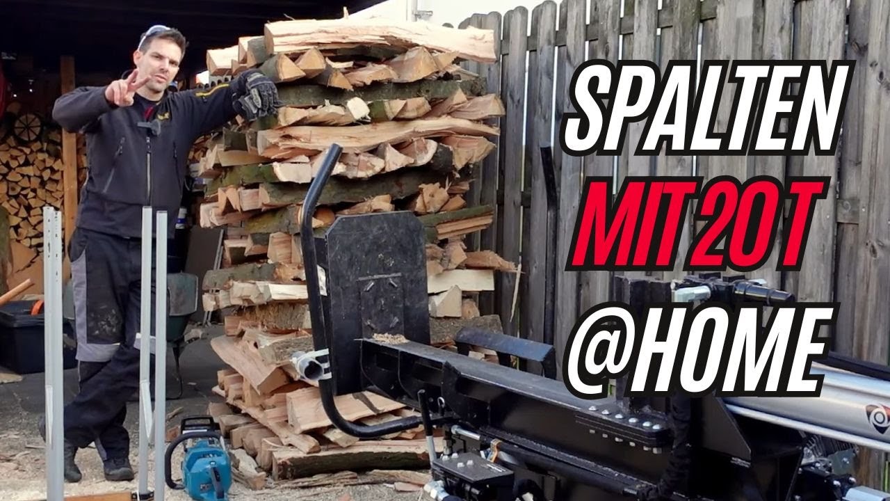 Spalten @home | Jansen 20t Meterspalter alle umbauten