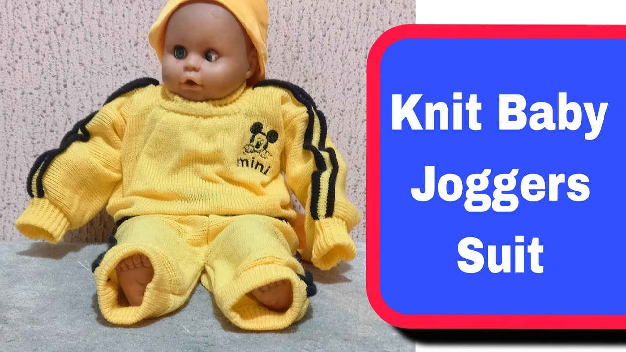 knit A Baby Jogger Suit//baby sweater//
