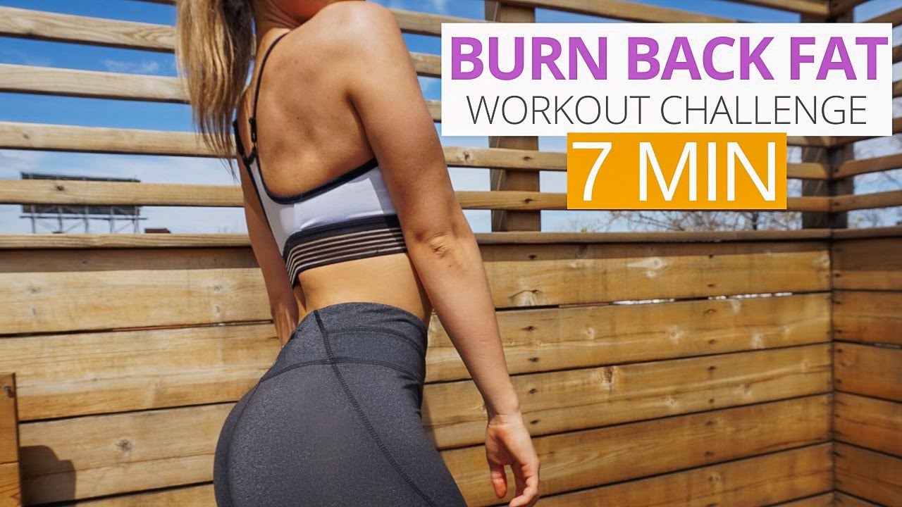 7 MIN BACK FAT BURN | Workout Challenge | Get Rid Of Love Handles & Bra Bulge | No Equipment
