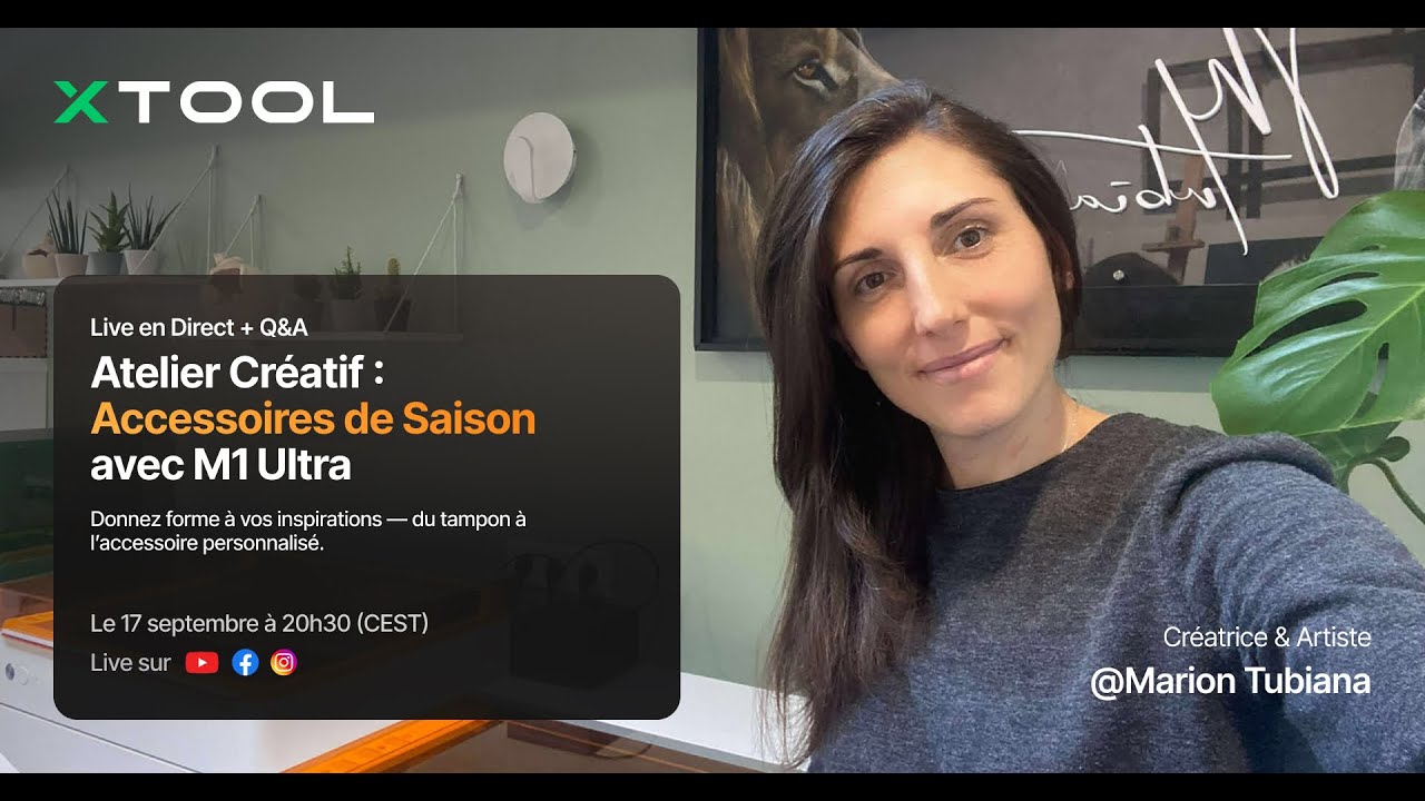 Atelier Créatif : Accessoires de Saison avec M1 Ultra