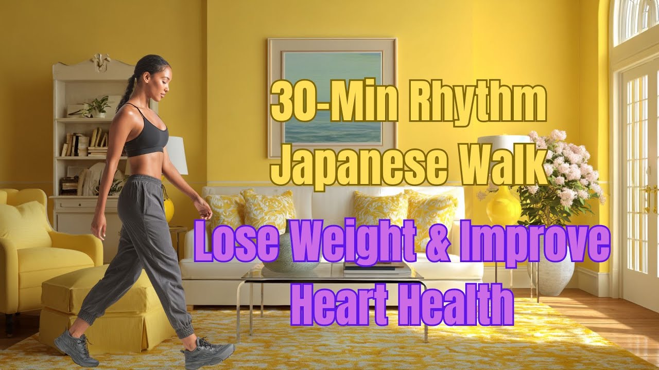 30-Min Rhythm Japanese Walk | Lose Weight & Improve Heart Health