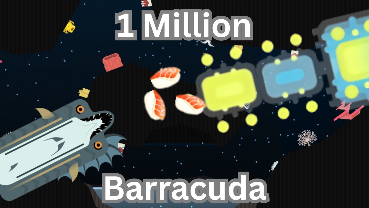 1 Million  With Deep Barracuda Skin!?! | 2x Speed | #deeeepio | Deeeep.io