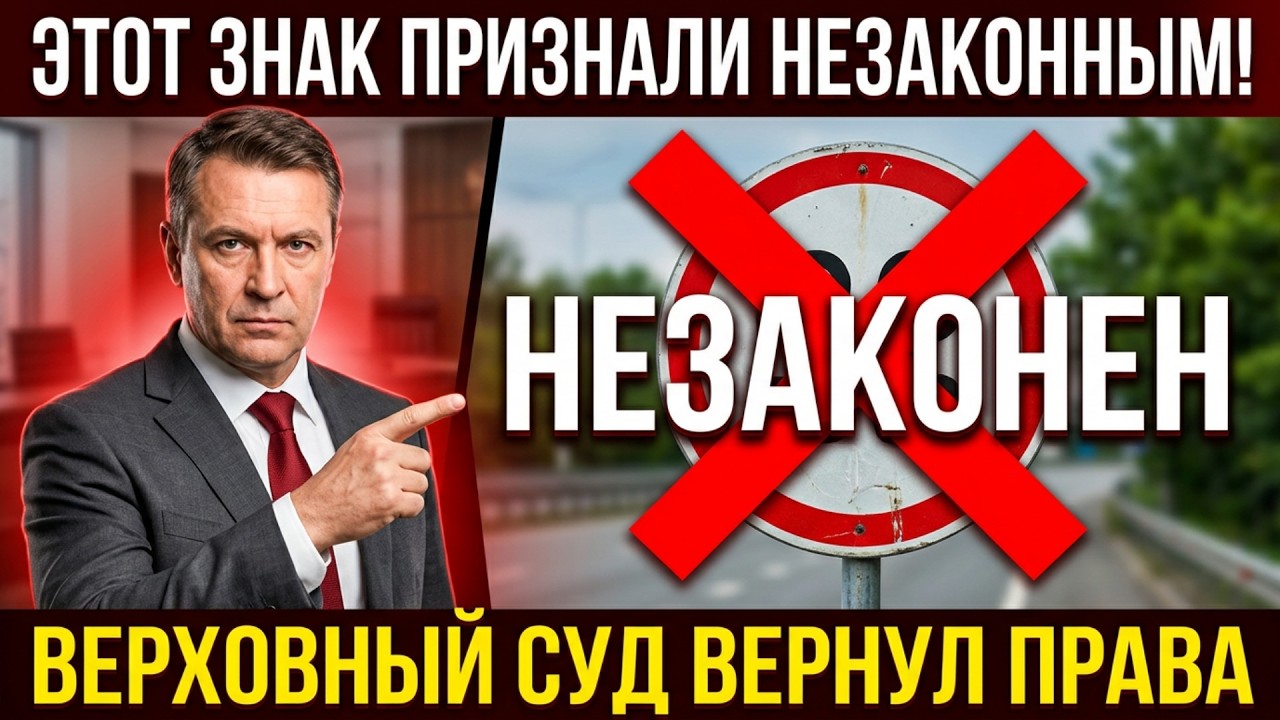 СУД ОТМЕНИЛ ЛИШЕНИЕ ПРАВ! Знак 