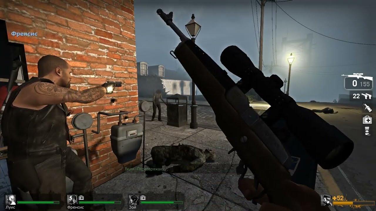 Билл 👀 Жертва — Глава 3: Порт | Left 4 Dead