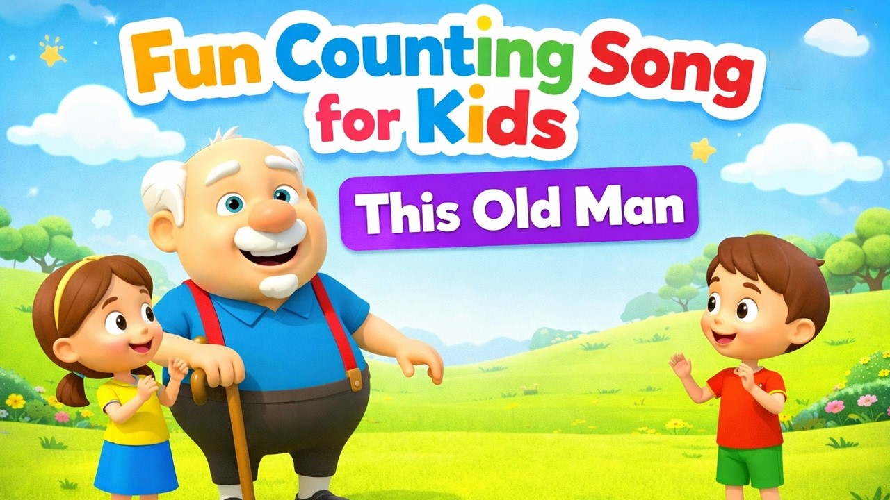 This Old Man | Fun Counting Song for Kids | Knick-Knack Patty-Wack #nurseryrhymes #kidssongs #rhymes