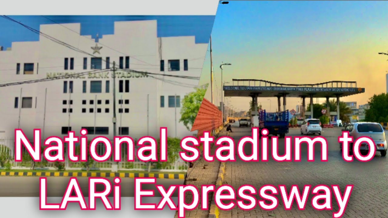 Karachi National Stadium to Lyari Expressway Life View Creative commons channel=Niaz ahmad 7575