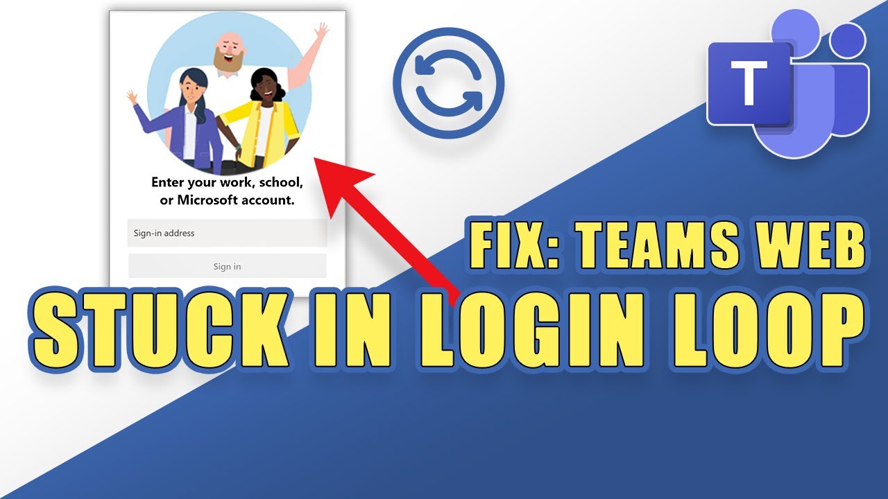 FIX:  MS Teams WEB Client is STUCK in a LOGIN LOOP (Chrome, Edge, Firefox)