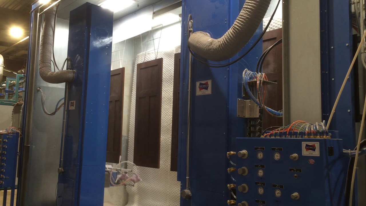 Overhead Door Finishing System - Deimco Finishing Equipment